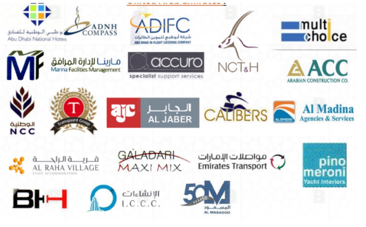 Employers Torque International has served in the United Arab Emirates, including Abu Dhabi National Hotels and Transguard