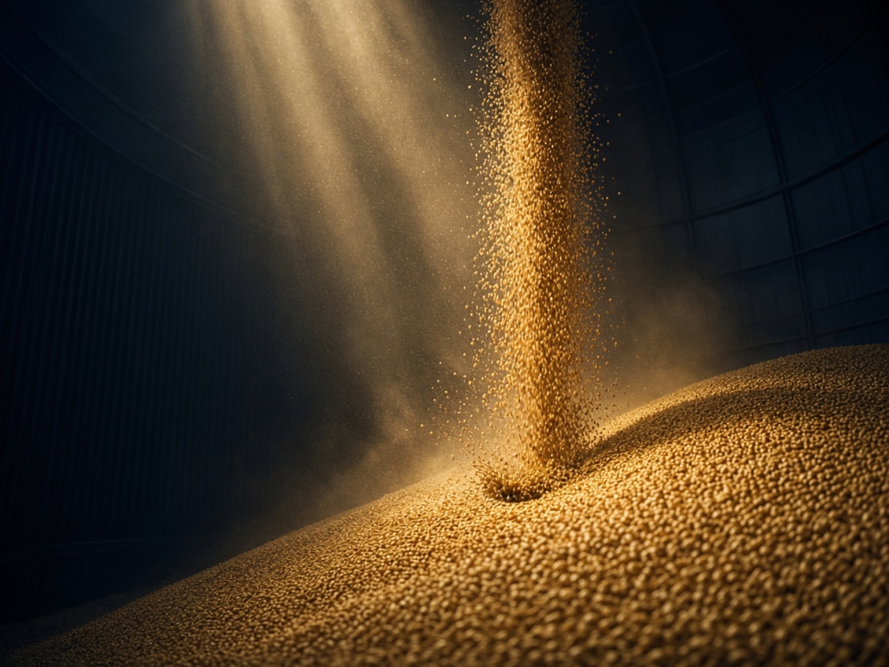Grain silos and agricultural bulk commodity