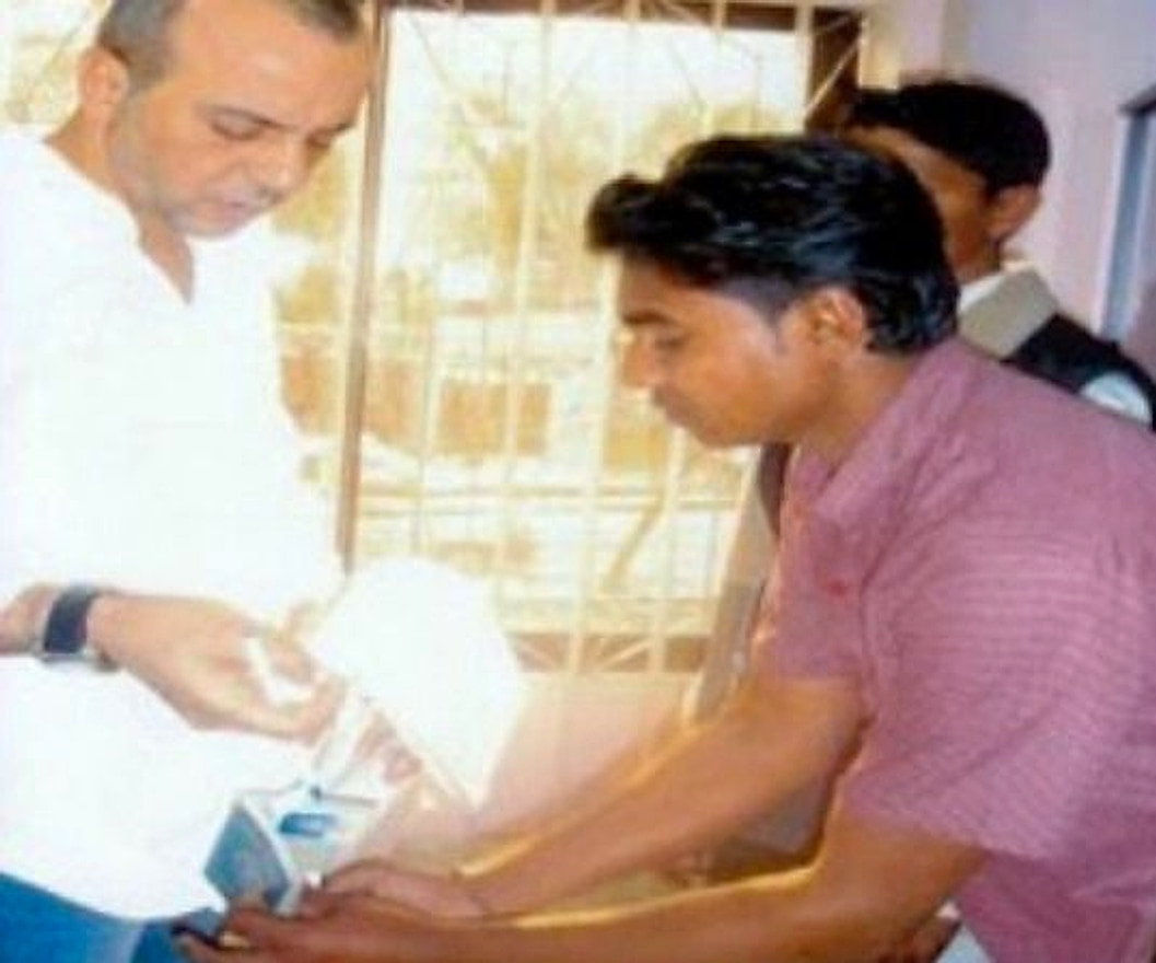 Document handover to a selected candidate