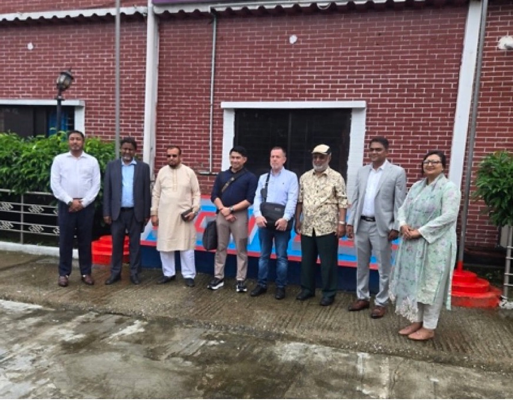 Employer delegation visiting Torque International in Bangladesh